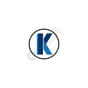 K 徽标推广网络艺术卡片身份营销字体圆圈互联网公司背景图片