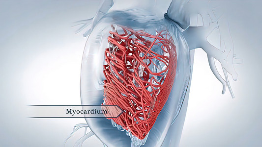 心脏结构心脏的肌肉层被称为心肌瘤 由心血管细胞组成 脑部心电图遗传学家嘌呤改造核酸遗传学密码生长核苷酸生物分子背景