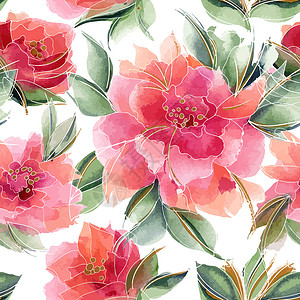 粉粉花的无缝模式 配有薄香芳香花棉布艺术墙纸印花植物学包装纸香水花园植物纺织品背景图片