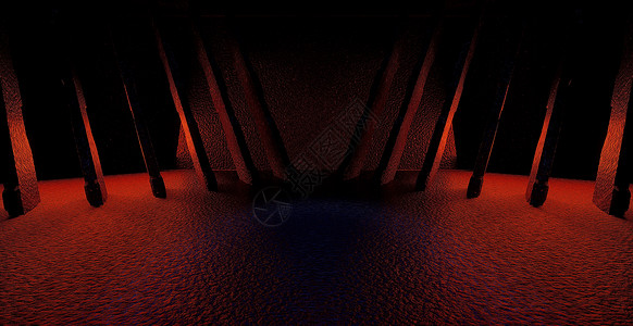 scifiSciFi 幻想车道地下汽车仓库底部紫紫紫紫色光底浅层 与3D产品开发空间背景