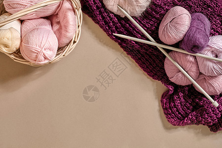 针织袜紫色的白纱高清图片