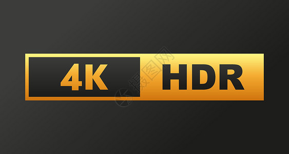 4k超高清视频4k 超长 2k 夸德 1080整齐和720千分维广播监视器展示屏幕金子电脑标签插图四驱电影插画