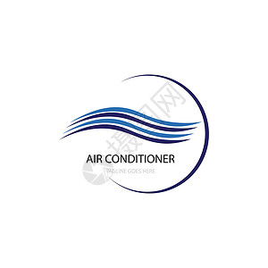 空气湿度空调图标徽标标识矢量压缩机房子冷却气候冷却器控制温度天气插图状况插画