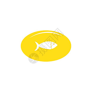 油赤棕鱼鱼类油油图标徽标标志矢量菜单标识海鲜食物免疫胶囊凝胶水滴营养插图设计图片