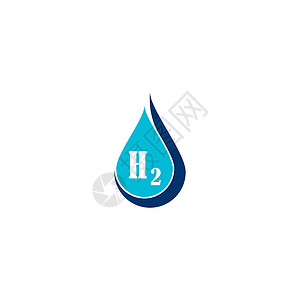 零排放Hydrogen 徽标运输身份生态科学创新品牌商业字体化学化合物设计图片