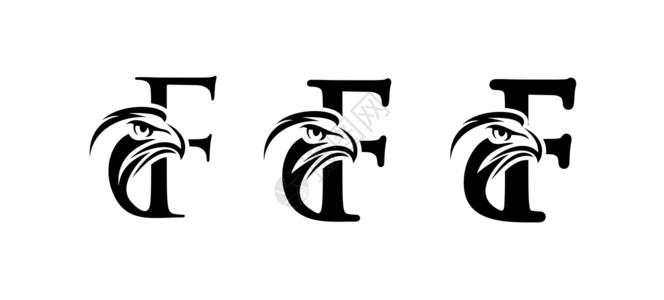 最初字母F F(圆形天鹰号)背景图片