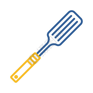 Kitchen 制表器矢量图标烹饪食物工具厨房刀具插图金属厨具家庭餐厅背景图片
