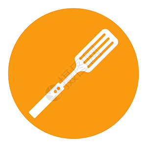 制表师Kitchen 制表器矢量图标炙烤家庭用具烹饪字形厨房工具金属插图食物插画