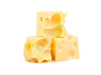 切塔尔三立方乳酪小路产品立方体异形食物奶制品美食黄色白色小吃背景