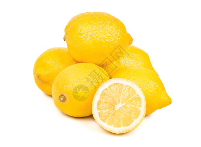 半量柠檬热带种子小吃香橼宏观水果工作室食物圆圈背景图片