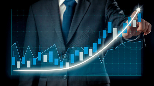 B 商业人提款金融业者表明商业利润增长的暗示图示图表图成就虚拟现实项目生长领导数据统计经理运动工作背景图片