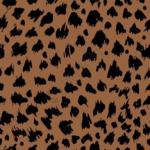 衣服纹理豹皮皮肤纹理 动物背景 无缝模式用于设计 矢量插图材料皮革奢华野生动物毛皮风格猎豹打印异国情调插画
