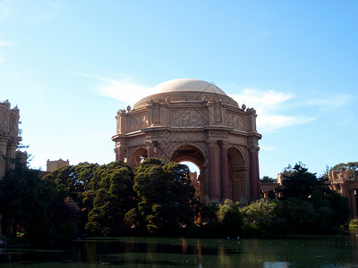 旧金山艺术宫美术馆背景图片