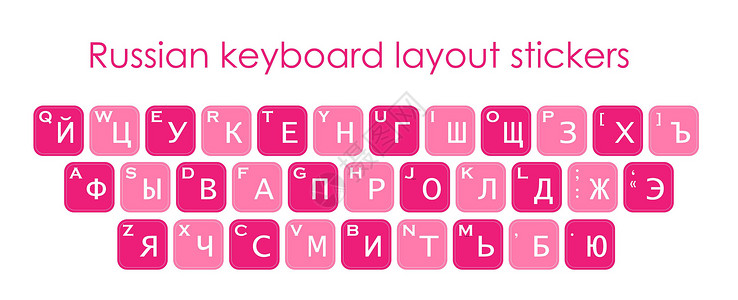 键盘贴纸 俄罗斯版图 西里尔语 俄国字母贴纸木板按钮白色互联网机械布局打字机桌面海报技术设计图片