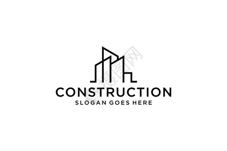 建筑建筑建筑Logo设计模板元素财产建筑学徽章金融代理人奢华商业金子住宅创造力背景图片