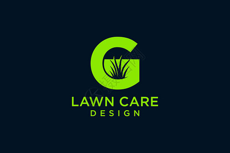 农场logo字母 G 带有草原Logo模板模板矢量图标插图设计设计图片