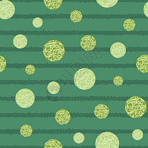 绿香瓜绿点圈绿圆绿条纹 无缝无缝模式背景设计设计图片