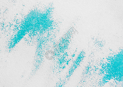 丙烯酸漆白色墙纹理背景上的蓝漆抽象中划线图案帆布艺术品墙纸水泥绘画插图中风刷子墨水水彩背景