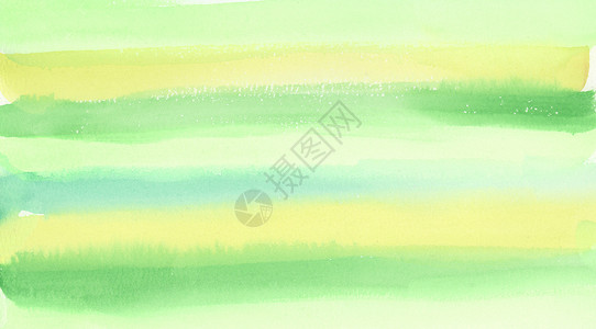 黄色绿色模糊绿色背景条纹坡度水彩画插图绘画刷子黄色横幅艺术创造力背景