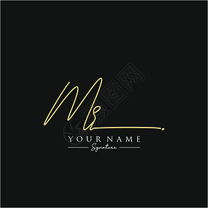 MR 信函MR 签名 Logo 模板矢量先生极简标识字体主义者团队艺术字母奢华写作背景图片