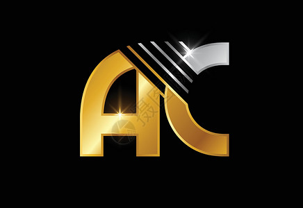 首字母 A C Logo 设计矢量模板 用于公司商业身份的图形字母符号主义者品牌推广首都营销奢华网络插图艺术极简背景图片