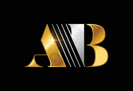 营销提成单初始单字母 A B Logo 设计矢量模版 用于公司商业身份的图形字母符号字体奢华极简主义者推广品牌网络艺术营销首都插画