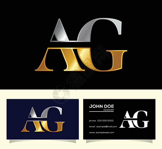 ag600初始会标字母 AG 标志设计向量 公司业务的图形字母符号营销奢华主义者首都网络艺术商业字体插图身份插画