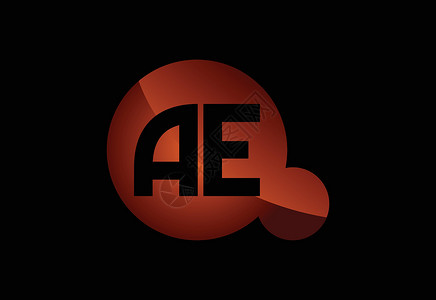 初始会标字母 AE 标志设计向量 公司业务的图形字母符号商业首都推广插图身份营销极简艺术奢华主义者背景图片