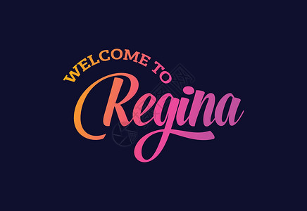 欢迎来到瑞金娜 加拿大文字文本创意字体设计说明 欢迎您签署背景图片