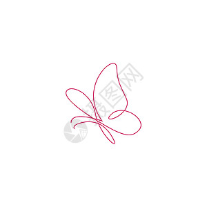 蝴蝶线艺术图片图像插图模板蝴蝶粉色黑色草图标识昆虫动物卡片创造力线条背景图片