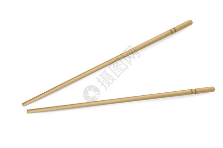 矢量实事求是的竹棍 两根筷子 食物主题的设计背景图片
