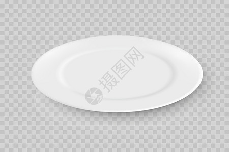 仿瓷餐具矢量 3d 现实的三向方白白空瓷瓷砖 陶瓷板图标 在透明背景上隔离 布局设计模板插画