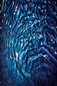 蓝色海洋元素抽象水背景环境和自然元素概念材料水分宝蓝色海浪液体海洋波浪温泉墙纸反射背景