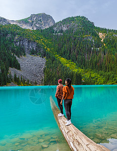 加拿大多彩的乔佛尔湖国家公园 加拿大不列颠哥伦比亚公园蓝色环境旅行假期风景山脉踪迹山景旅游背景