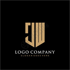 JW万豪JW 字母标志图标设计模板元素营销字体公司品牌标签身份创造力商业推广标识设计图片