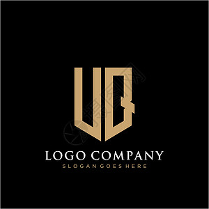 昆士兰栗UQ 字母标识图标设计模板元素营销艺术身份推广卡片商业网络创造力品牌插图设计图片