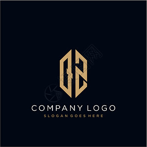 青州字母徽标图标设计模板元素推广营销身份商业插图黑色字体创造力网络艺术设计图片