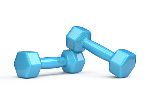 蓝体健身体重3D身体重量杠铃活动蓝色插图运动哑铃饮食橡皮背景图片