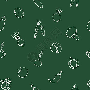 南瓜食物Trindy 无缝无缝粉粉色双周光植物图案黑板包装插图中风土豆墙纸食物辣椒草图学生设计图片