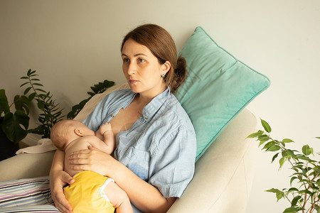动话婴儿素材动和婴儿 在摇篮位置哺乳儿子孩子童年母亲哺乳期牛奶胸部女士吮吸营养背景