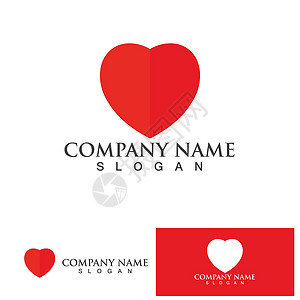 爱心标志和符号矢量模板网络身份商业恋情标识家庭心脏病学卡片药品艺术背景图片