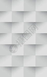 摘要白背景 网络模板 带阴影的方形  矢量艺术马赛克插图技术折纸墙纸装饰品横幅推介会几何学背景图片