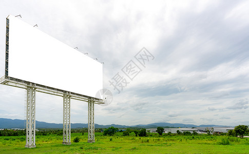 宣传广告牌横幅天空帆布高清图片