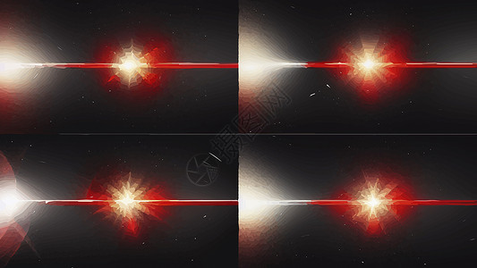 黑色背景的红光镜头照明弹相机星星镜片宇宙太阳娱乐星系插图魔法火花背景图片