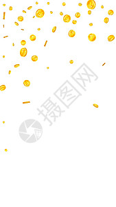 瑞士法郎硬币贬值 黄金散落货币大奖财富金币现金收益法郎飞行金子运气背景图片