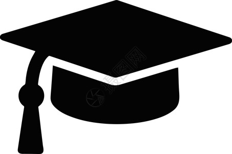 Grad Hat 教育高级中学学院毕业研究生教师(研究生)背景图片