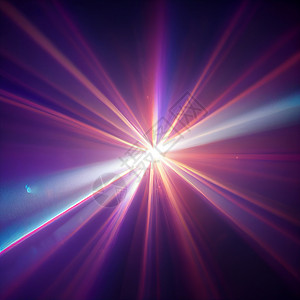 黑色背景的紫光镜头照明弹星系火花磁盘强光阳光活力娱乐辉光太阳射线背景图片