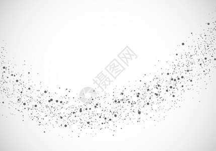 白色背景上分离的零散微粒设计元素(在白色背景上分离出来)设计图片
