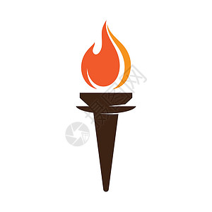 火炬点火图标说明优胜者仪式烧伤火焰自由耀斑活力冠军艺术游戏背景图片
