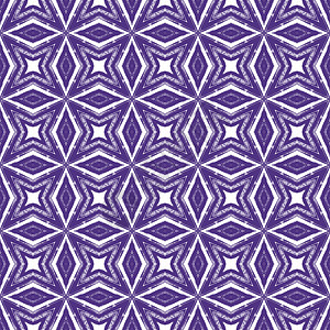 紫色正方形图案紫对称色条纹图案水彩画奖章游泳衣对角线水彩手绘绘画正方形绑腿打印背景
